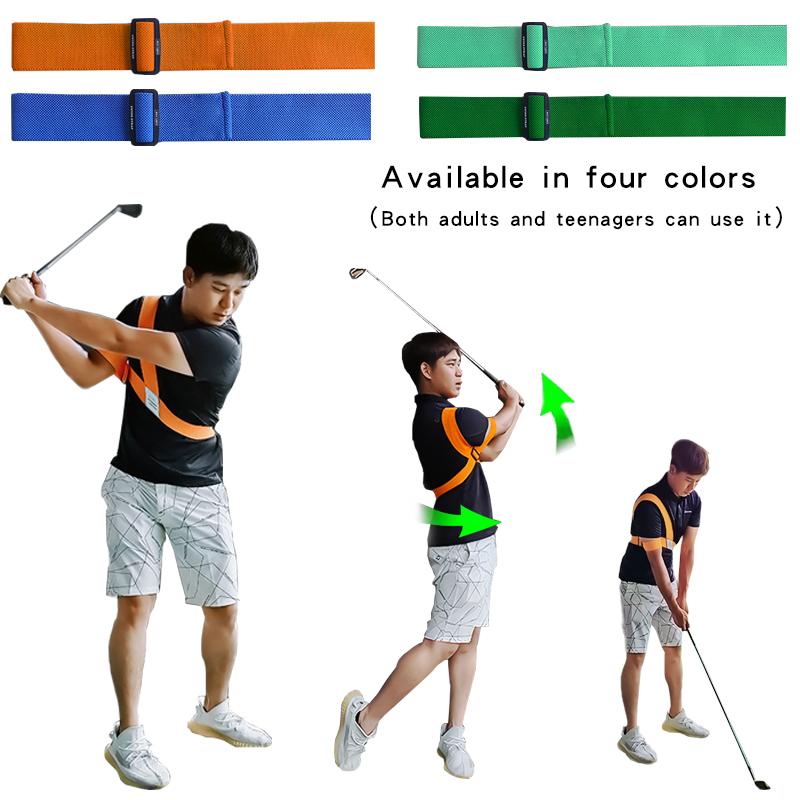 1 Stuk Golf Swing Trainingshulpmiddelen Swingarmband Dubbele Ring Golfswingtrainer Houdingscorrector voor Beginners Golfswingband