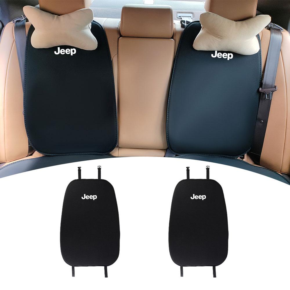 Car Seat Cover Front Backrest Rear Seat Pad Cushion Chair Mat For Jeep Renegade Compass Wrangler Grand Cherokee Trail Patriot JK