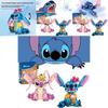 Disney Stitch 3d Block Puzzle With Diy Assembly For Children And Gift Use
