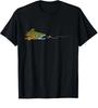 Men's and Women's T-shirts Fly Fishing Brook Trout Dry Fly Tying Fisherman T-Shirt