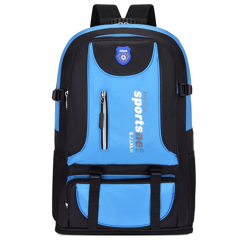 Unisex Super Large Capacity Double-Shoulder Bag Wear-Resistant Sports Outdoor Travel Mountaineering Luggage Backpack