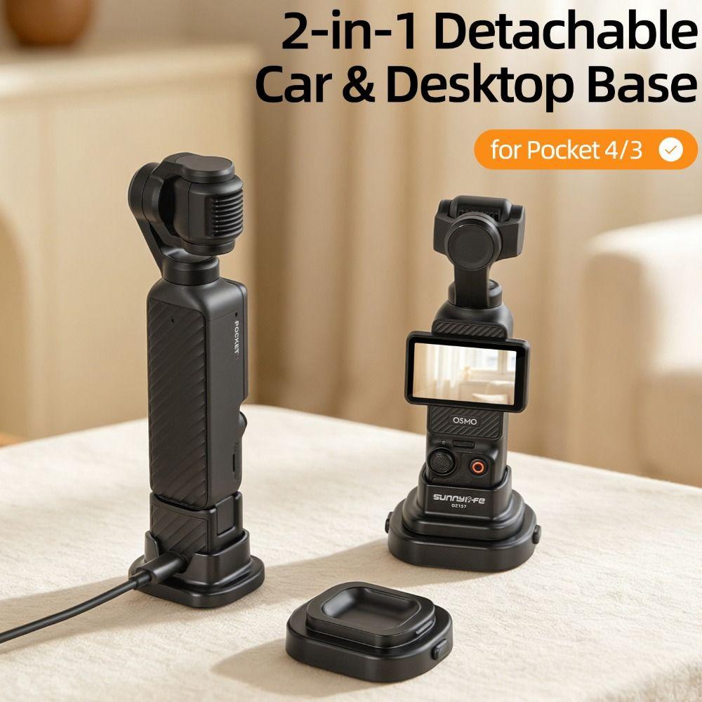 2-IN-1 Desktop Basis Afneembare Verlengbeugel voor DJI Osmo Pocket 4 3 Action Camera Accessoires