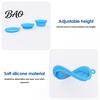 Collapsible Cat Bowl Foldable Dog Bowl, with Carabiner, Portable Paw Shape Pet Silicone for Dogs Cats Travel Camping