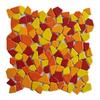 Azulejos Cerâmicos Coloridos 30x30cm com Pedrisco Grátis para Jardim Piscina Parede de Fundo Mosaico Azulejos Resistentes ao Desgaste Decoração