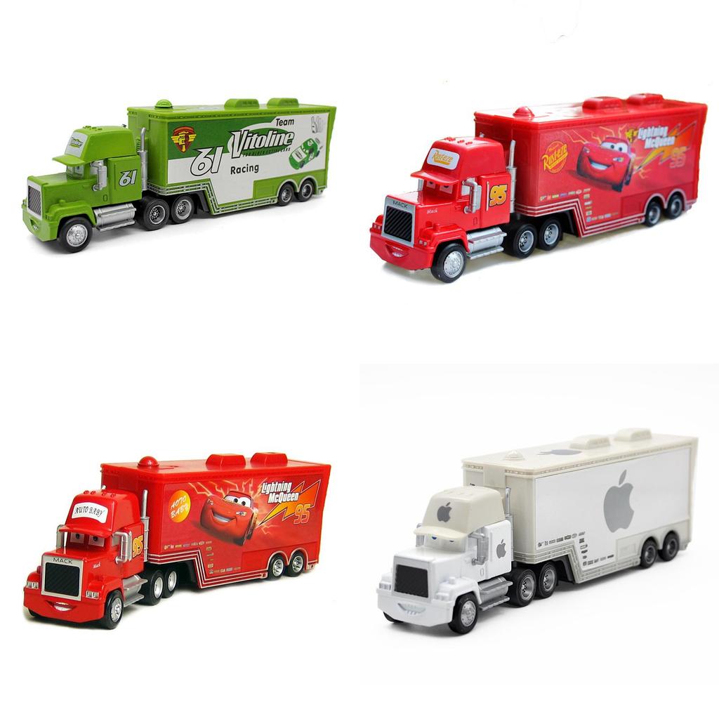 Colorful Cars Mack Lightning Mcqueen King Jackson Storm Racer Truck Toy For Kids