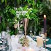 Romantic Wedding Flower Vases Golden Silver Centerpiece Vases Elegant Candle Holder  Party