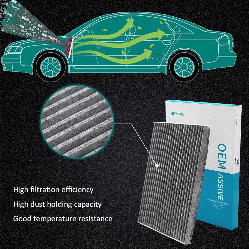 For Nissan Dualis Qashqai J10 X-Trail T31 Activated Carbon Pollen Cabin Air A/C Filter Car Accessories 27277-EN000 27277-JA000