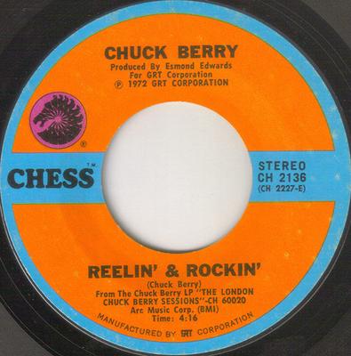 7palcová deska CHUCK BERRY - Reelin' And Rockin' / Let's Boogie CH2136 Chess 1972 US Rock Použitá