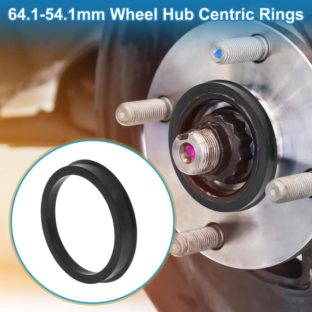 A ABSOPRO Wheel Hub Centric Ring Durable OD 64.1mm To ID 54.1mm Wheel Center