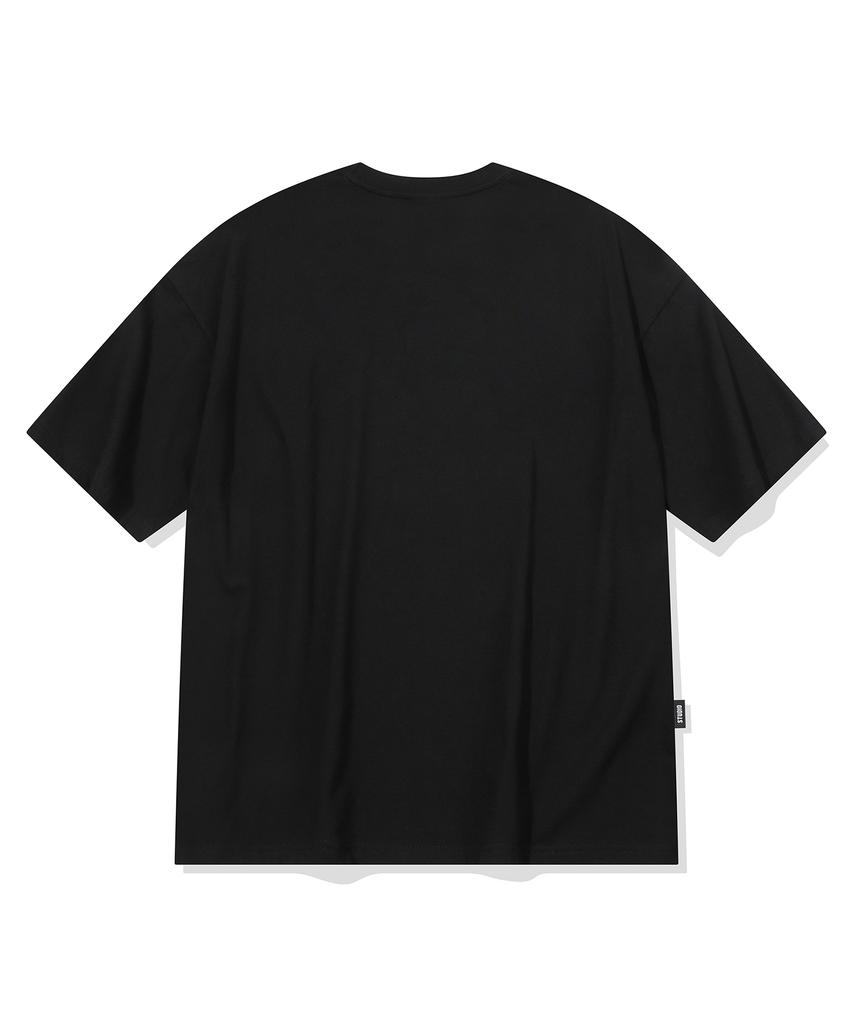 CPGN STUDIO Dtp Bear Friends Short Sleeve T-Shirt Black