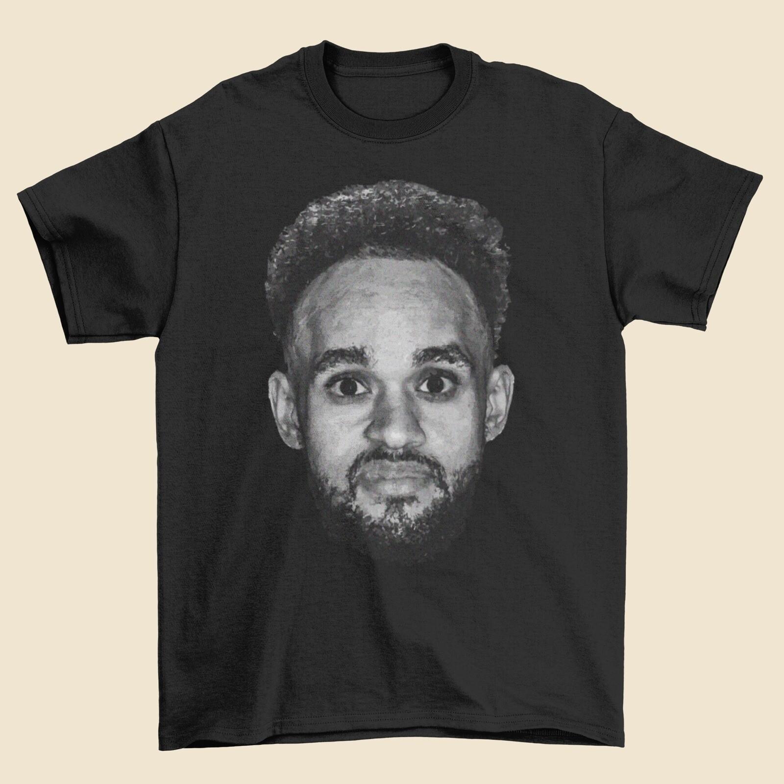 Derrick White Funny Retro Vintage Face T-shirt M