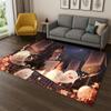 New Genshin Impact Cartoon Game Carpet Rug for Bedroom Living Room Sofa Playroom Doormat Home Decor,Kid Area Rug Non-slip Gift