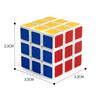 3.3CM Third-order Solid Color Rubik's Cube, Puzzle Rubik's Cube, Science and Education Toys Professional Glossy Competition Rubik's Cube Block