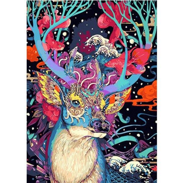 

5D DIY персонажи портреты животных украшение дома Алмазная вышивка алмазная живопись вышивка крестиком мозаичный комплект подвесная картина Full Round 20x30CM