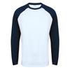 Skinni Fit Mens Long-Sleeved Baseball T-Shirt