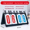 Brangdy Portable Multi-Sport Flip Scoreboard