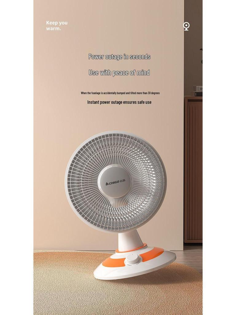 Mały grzejnik elektryczny kominkowy Little Sun cichy, energooszczędny i suszarka do włosów