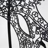 Sexy elegantní maska ​​na obličej Masquerade Ball Karneval Fancy Party černá
