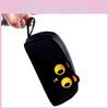 Adorable Black Cat Capybara Plush School Pen Holder With Large Capacity For Students