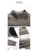 Retro Half-Zip Stand Collar Warm Hoodie - Heavyweight Velvet, Casual Solid Color Sports Top