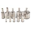 ABBY-Diamond Drill Bits,10Pcs 6-32Mm Hole Saw Diamond Drill Bit Hollow Core Drill Bit Set For Diamond Coating, Carbon Steel For