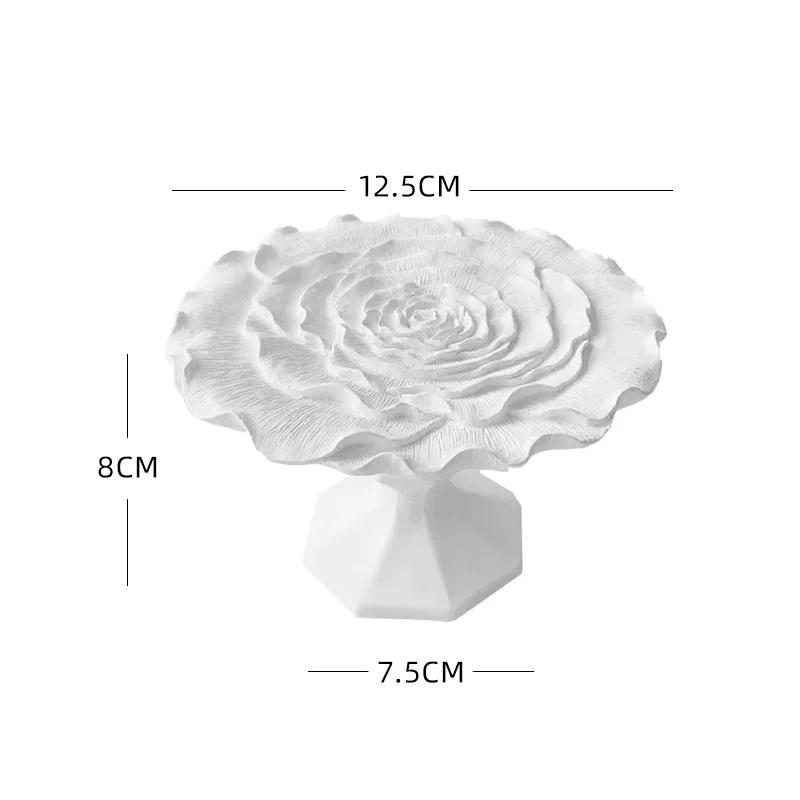 Photography Jewelry Display Shelf Creative Gypsum Round Relief Tray Counter Jewelry Display Shelf Photography Display Props