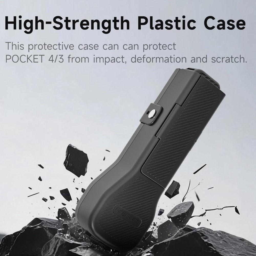 Compatible DJI Osmo Pocket3 4 Flip Hard Case Lens Screen Guard Filter Storage Anti Scratch Anti Drop Portable Camera Accessories