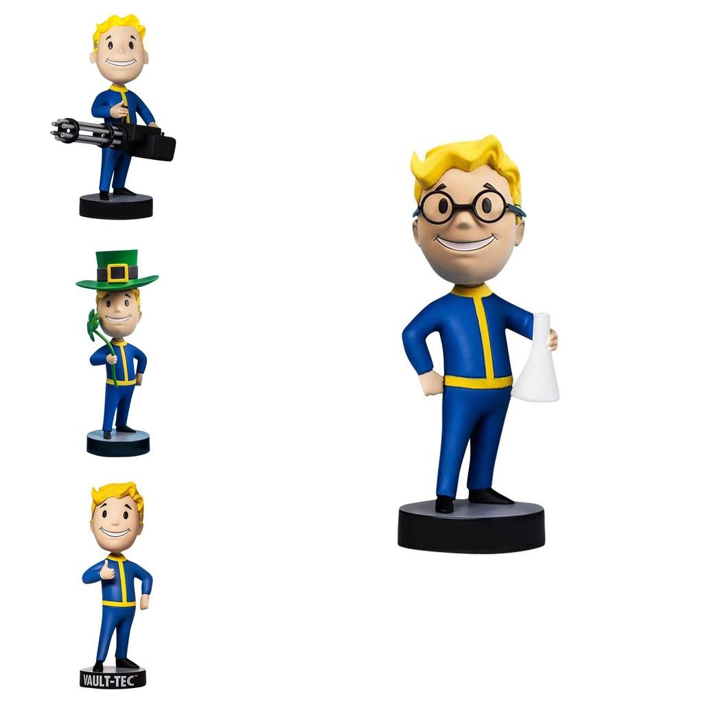 Fallout Vault Boy Resin Art Kontorsdekor med tecknade skulpturer för fans