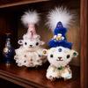 Soft Stuffed Animal Sheep Figurines Fluffy Sheep Sheep Keychain Lamb Plush Toy  Tourist Souvenirs