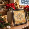 Decorative Painting of Orthodox icons,Consecrated Icon "The Burning Bush",Photo Frame painting,Christian Wall Art,20cm*20cm,Spiritual Decor Gift