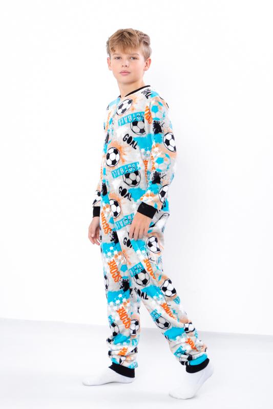 Boys’ Practical Winter Pajamas – Comfortable & Easy Care, Winter, 6167-035-1 HC