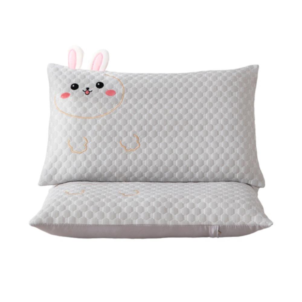 2Pcs Cartoon Pattern Summer Ice Bean Pillowcase Rectangular Pillow Protecter  Dormitory