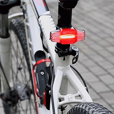Bike Tail Turn Lights USB Charging High Brightness Riding IIlumination Night Riding Mini Tail Lamp for Bike