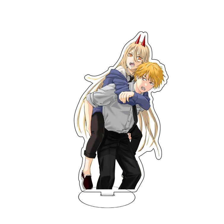 15cm Anime Chainsaw Man Acrylic Stand Action Figure Toy Makima Hayakawa Aki Figures Desktop Home Decoration