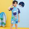 Spot Children's Cartoon Swim Trunks: One-Piece for Boys, Sizes Small To Large, Quick-Drying for Swimming and Hot Springs.