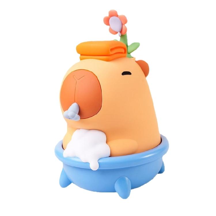 

IPX7 Automatic Soap Dispenser Lovely Capybara Shape Build-in 1200mAh Capacity Adjustable Foam Output Waterproof