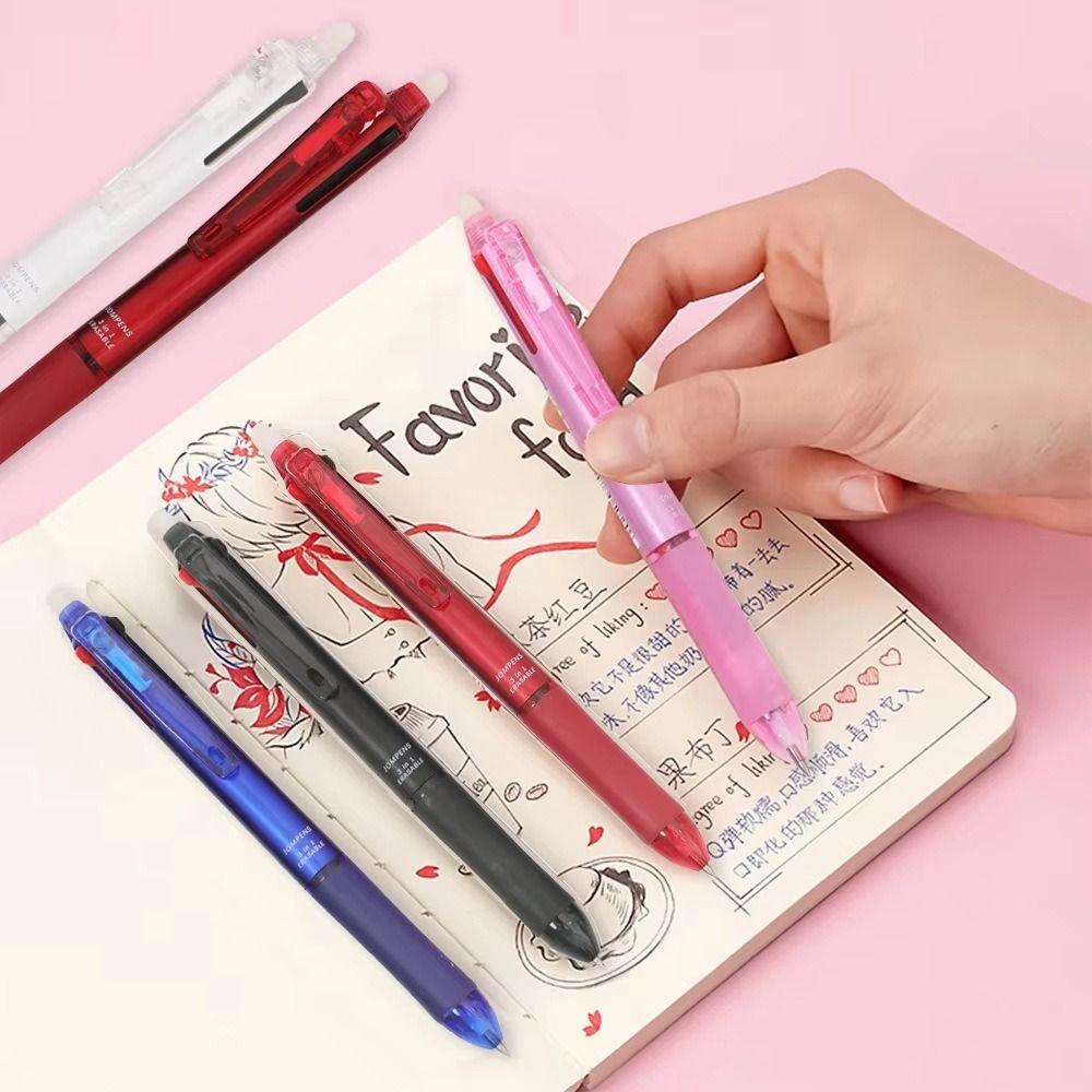 Black/Blue/Red Ink Gel Pen 3-in-1 Neutral Pen Simple Ballpoint Pen  Gift