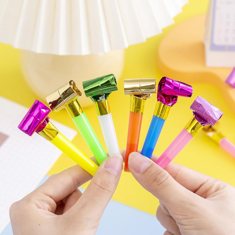 20/30/60/120pcs Blowing Telescopic Whistle Plastic Party Noise Generator Party Entertainment Cheering Props Festival Gift TMZ