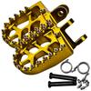 Acessórios de Modificação para Motocicleta Material de Liga de Alumínio CNC Opcional Multicor Pedal Espigado XR250 Acabamento de Alta Qualidade