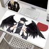 Mauspad Laptop Mauspade Büro PC Zubehör Tastaturpad Gummi-Tassenuntersetzer Weiches Mauspade Naruto Shisui Uchiha Große Schreibtischunterlage