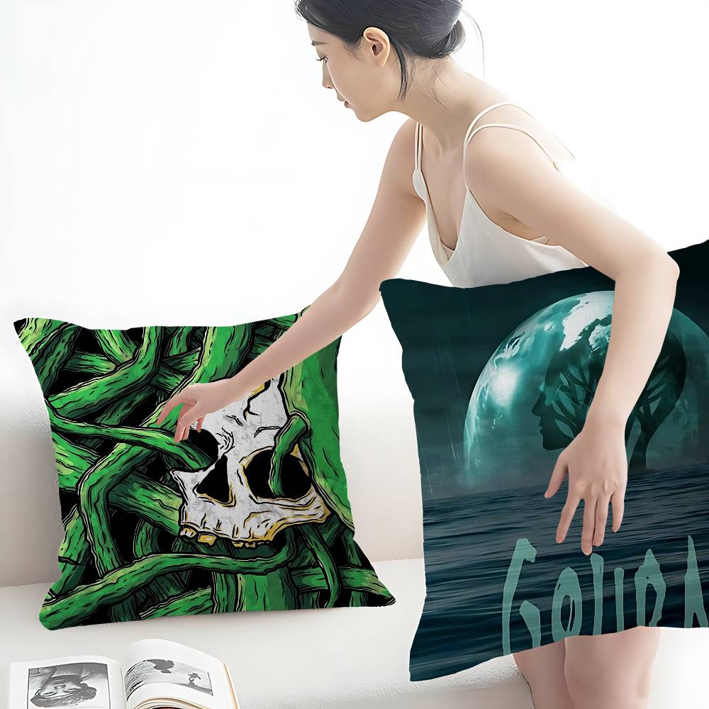 G-Gojira Band Pillow Gift Home Office Decoration Bedroom Sofa Car Cushion Cover Case 45x45