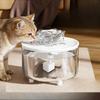 Cat Water Dispenser, Which Cycles and Filters Flowing Water, Is An Intelligent Automatic Pet Water Feeder with A Drinking Bowl. It Is A Pet Product.