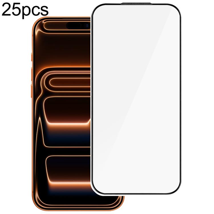 25pcs High Aluminum 380 Glue Silk Screen Printed Tempered Glass Film