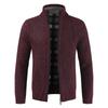 Autumn Winter Warm Cardigan Men Fleece Sweaters Full Zip Jackets Slim Fit Luxury Brand Knitted Sweater Coat American Jersey