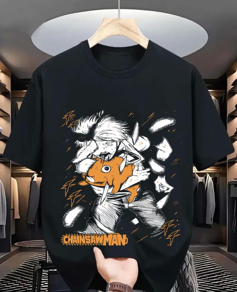

chainsaw man Makima Eyes New T-Shirt,Anie,Anga,Horror,All Size,top anime 4XL