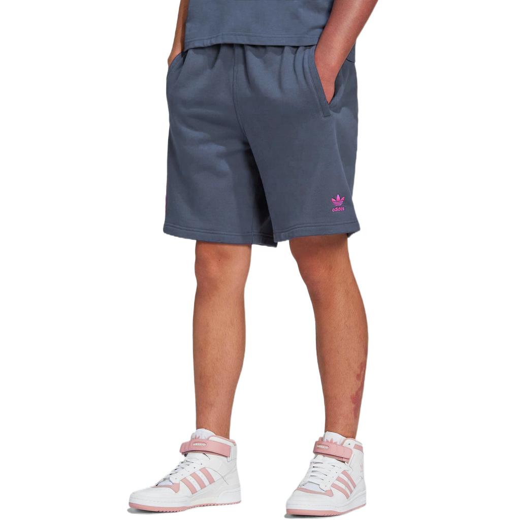 adidas Originals Trefoil Kevin Lyons Cartoon-Print Lässige Gerade Shorts Herren Unterteile Marineblau HC7115