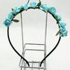 Rose Flower Crown Festival Headband Wedding Garland Floral Hairband Accessory
