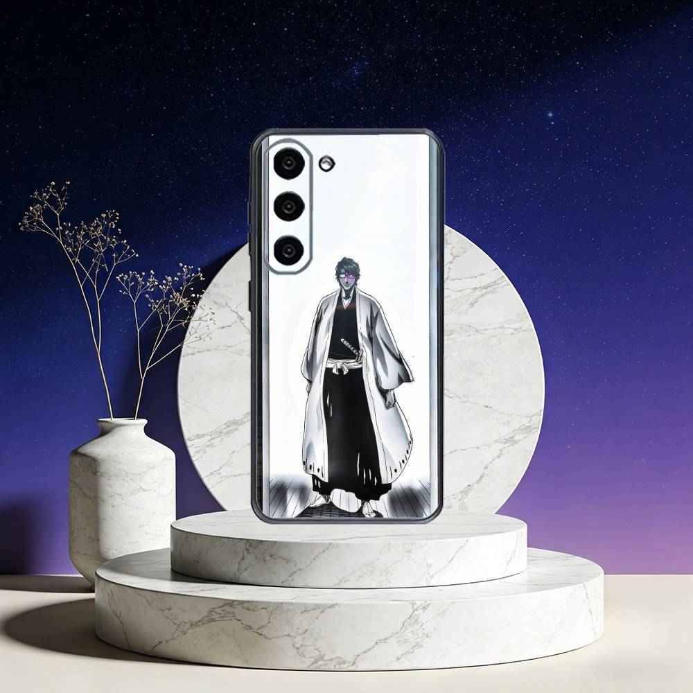 A-Anime A-Aizen S-Sousuke Phone Case For Samsung Galaxy A73,A72,A71,A70,A53,A52,A51,Others Soft Black Cover