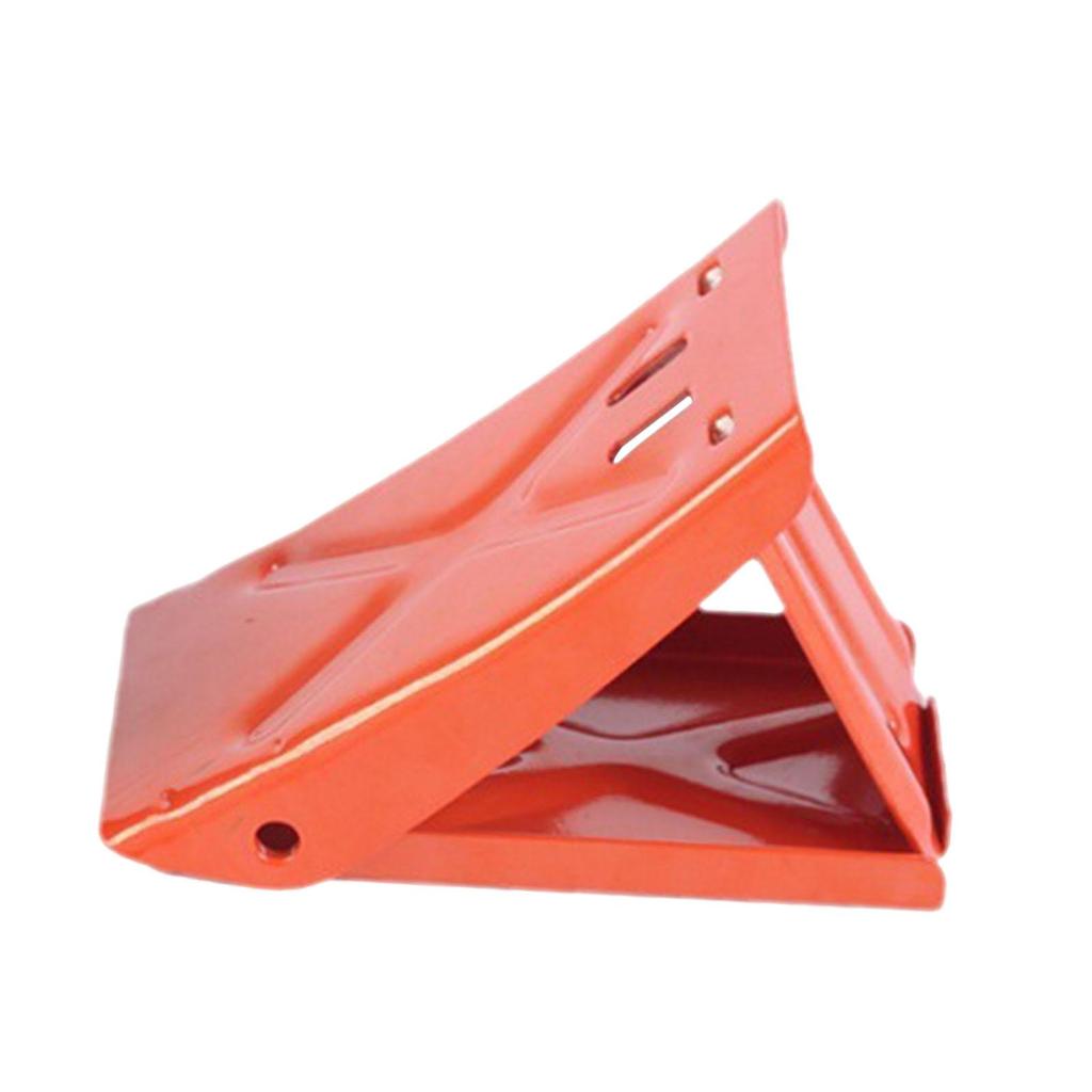 Heavy Duty Tire Chock Foldable Metal Wheel Block Non Slip Support for Car SUV Trailer RV Truck