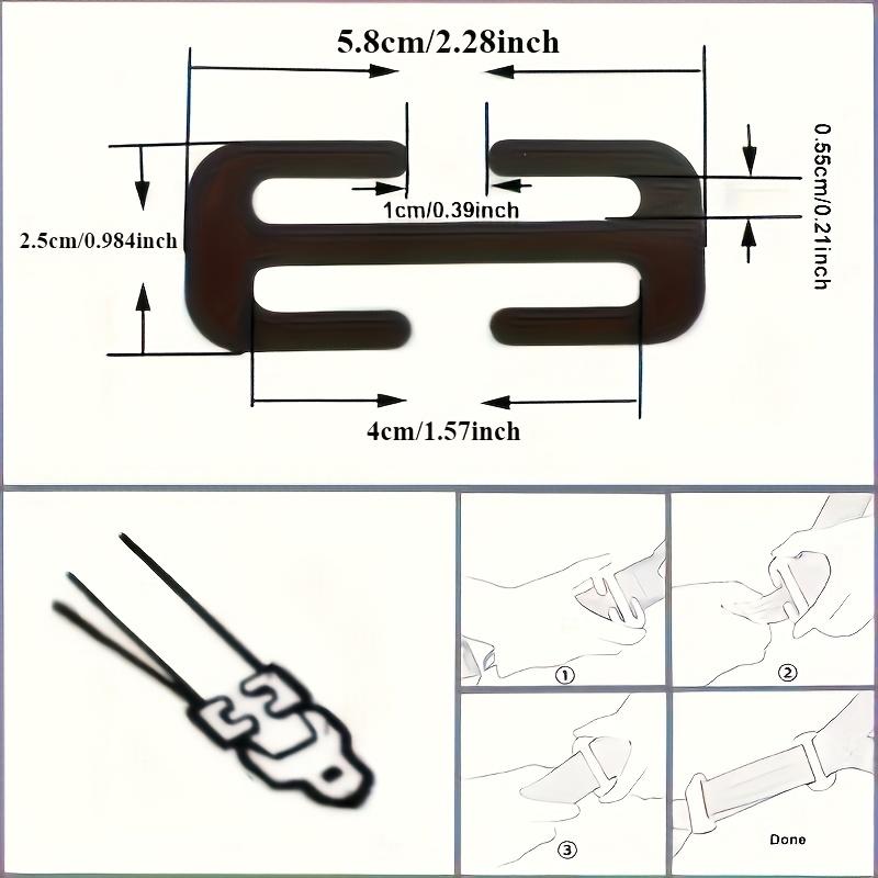 2 Pcs Universal Children Safety Seat Belt Buckle Clip Shoulder Adjuster Safety Belt Restraint Car Accessories